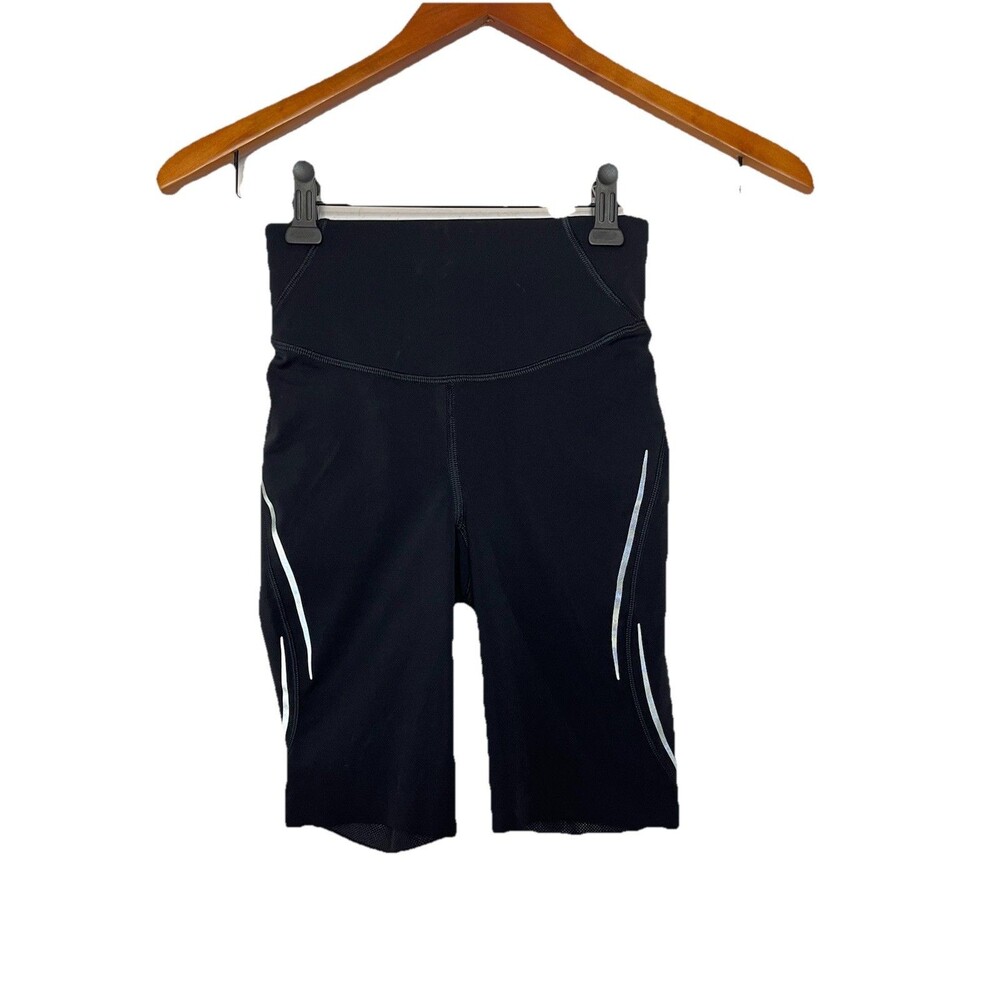 Lululemon Women's 0 Black 8" Inseam Biker Active Shorts